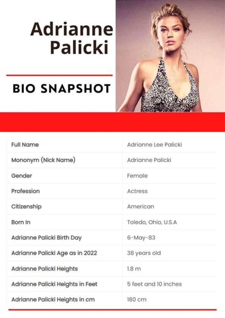 Adrianne Palicki Height, Weight, Net Worth, Age, Birthday, Wikipedia, Who, Instagram, Biography