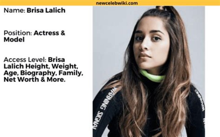 
Brisa Lalich Height, Weight, Net Worth, Age, Birthday, Wikipedia, Who, Instagram, Biography 