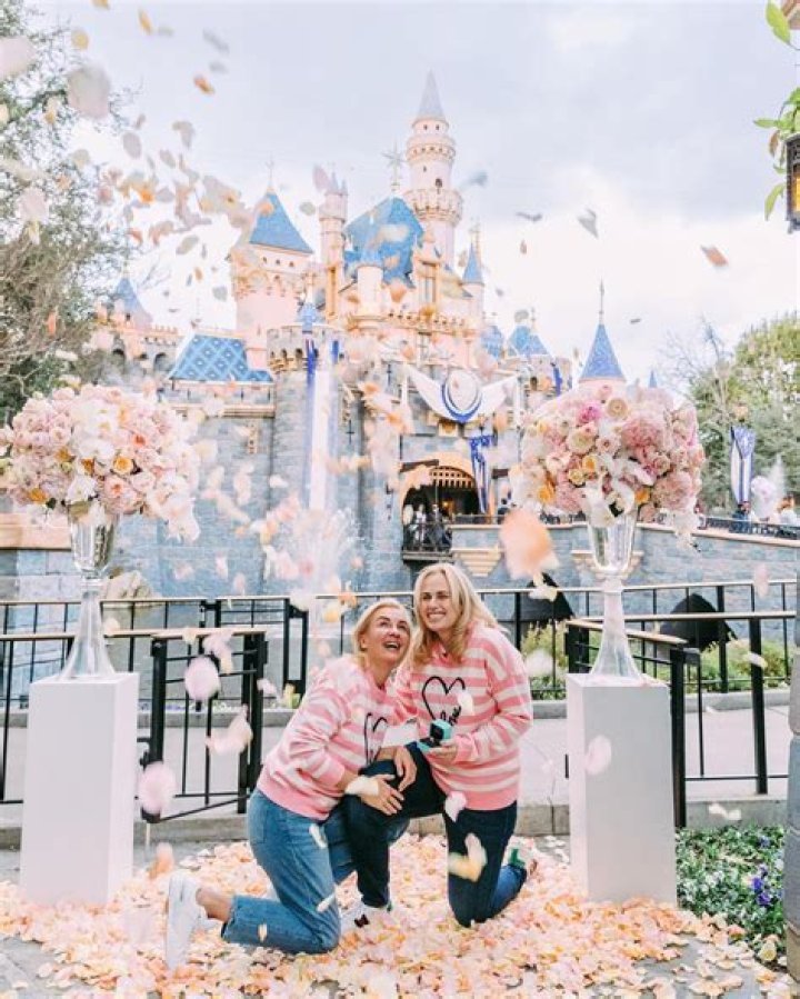 
Rebel Wilson Gets Engaged to Girlfriend Ramona Agruma at Disneyland 