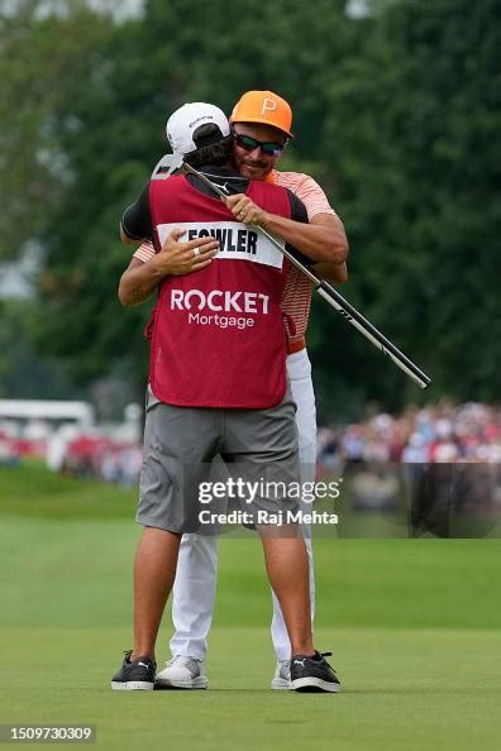 
Rickie Fowler Caddie at US Open 2023 Ricky Romano 